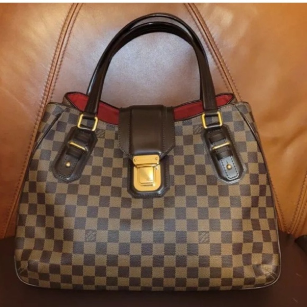 Luxury Alert! Louis Vuitton Damier Ebene Griet GM - Collectors Item - Picture 2 of 16